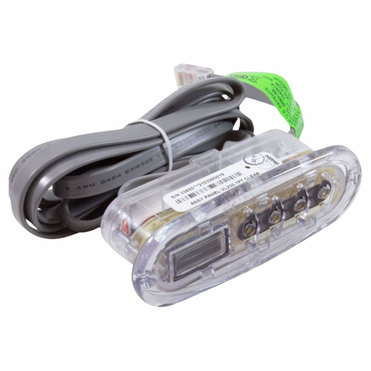 Balboa VL200 Control Panel (Model 55472) - Clear