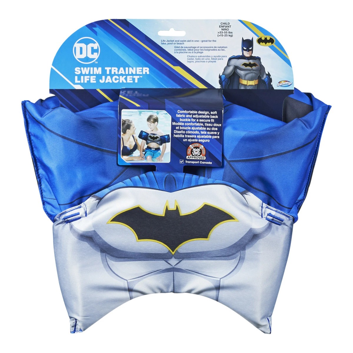 Batman Swim Trnr Jacket for Swimming Pools