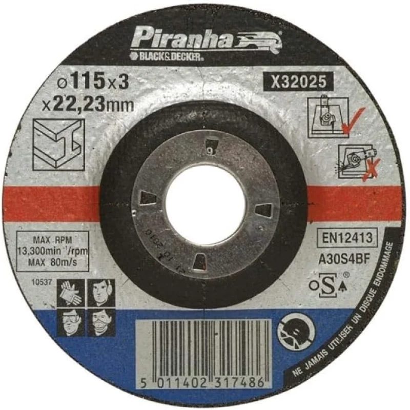 Black and Decker Disc Metal Cutting 4.5” X32025-QZ