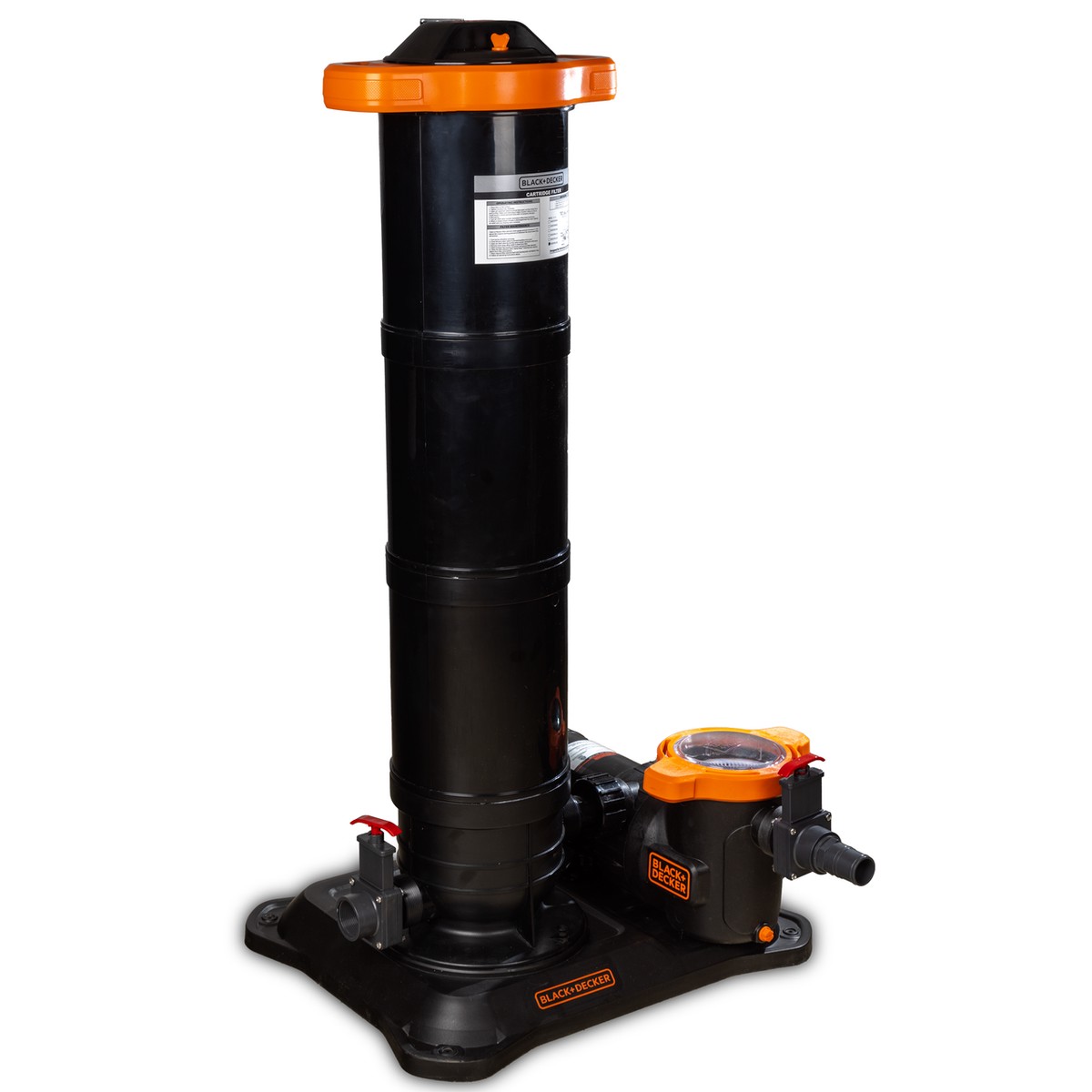 BLACK + DECKER 180 Cartridge Filter With 1 HP Pump
