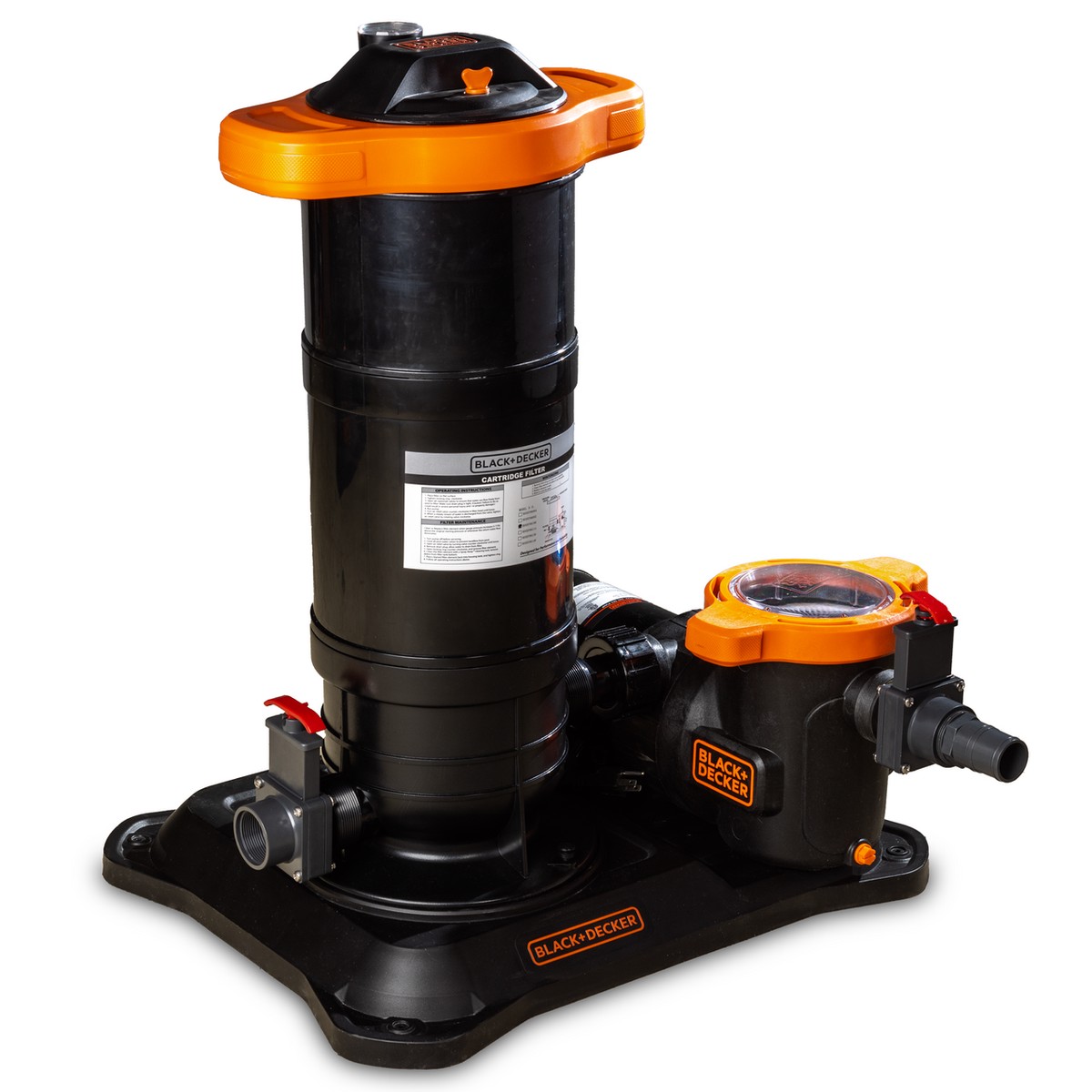 BLACK + DECKER 60 Cartridge Filter With 1 HP Pump