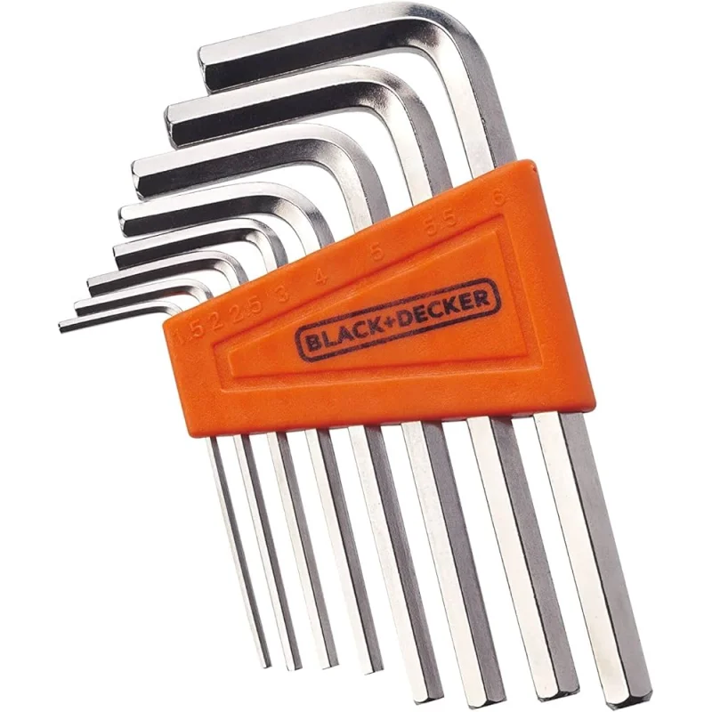Black N Decker 8pc 1.5-6mm Hex Key Set BDHT81593