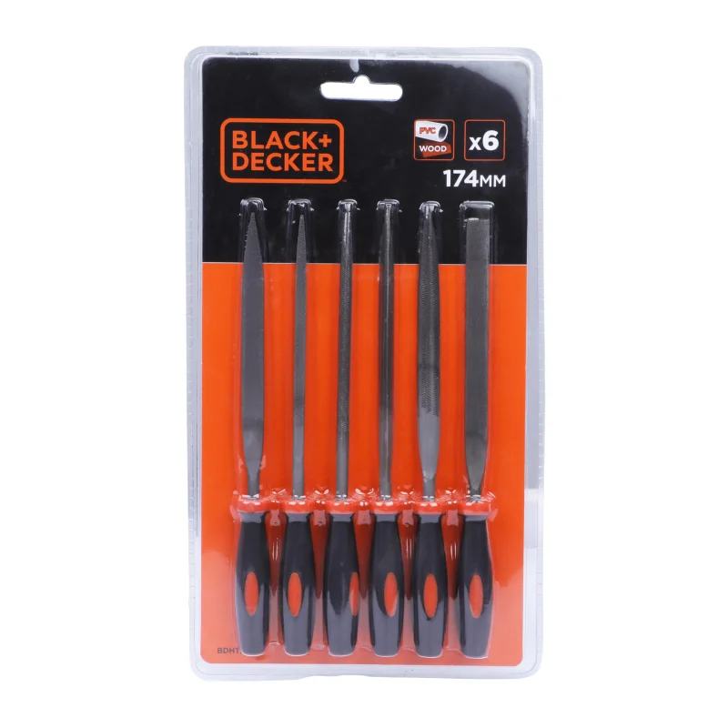 Black N Decker File Needle 6pc Set BDHT22148