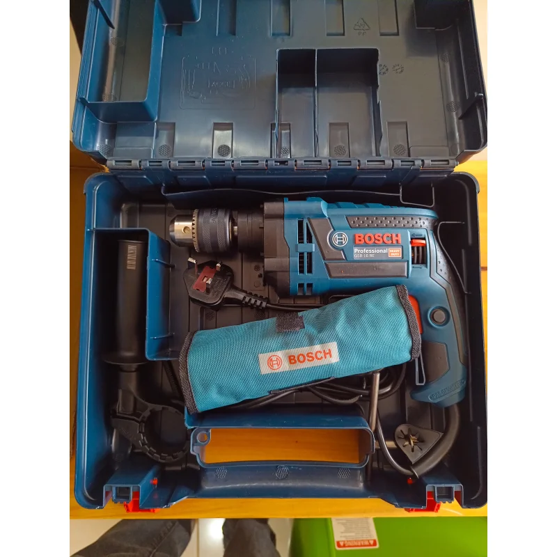 Bosch Impact Drill GSB 16 RE + 100 Accessories