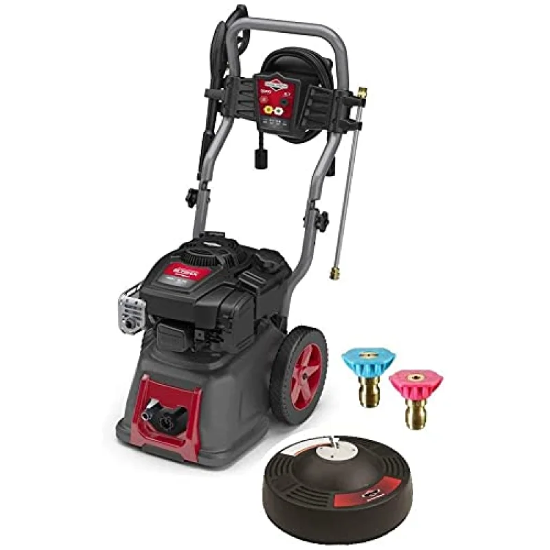 Briggs & Stratton 20679 190cc Gas 2.7 GPM Pressure Washer with 14 in. Surface Cleaner and Second Story Nozzle Kit