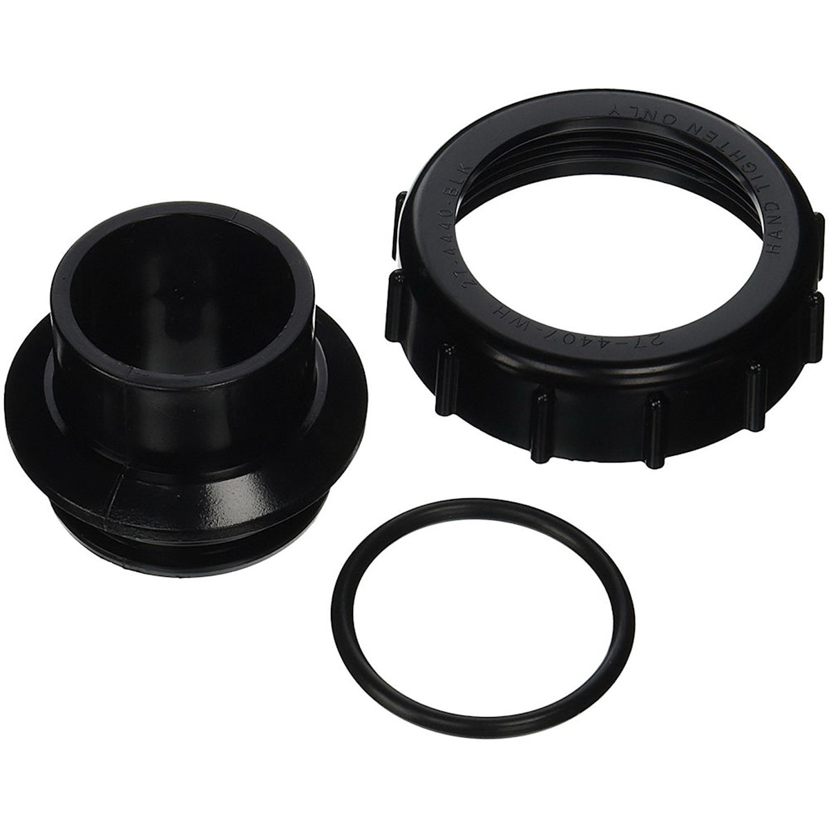 Bulkhead Adapter Kit | Pentair | Size 2 | Black Durable Finish For Reliable Pool Plumbing Installations