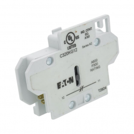 Cutler Hammer-Eaton C320KG12 N/C Auxiliary Contact 15-75A