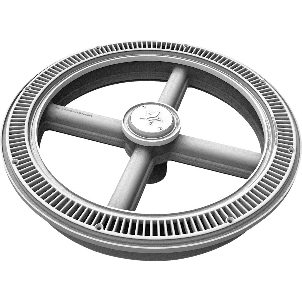 Center Cap Screws | Aqua Star | FC08103 | Plastic | Lt Gray