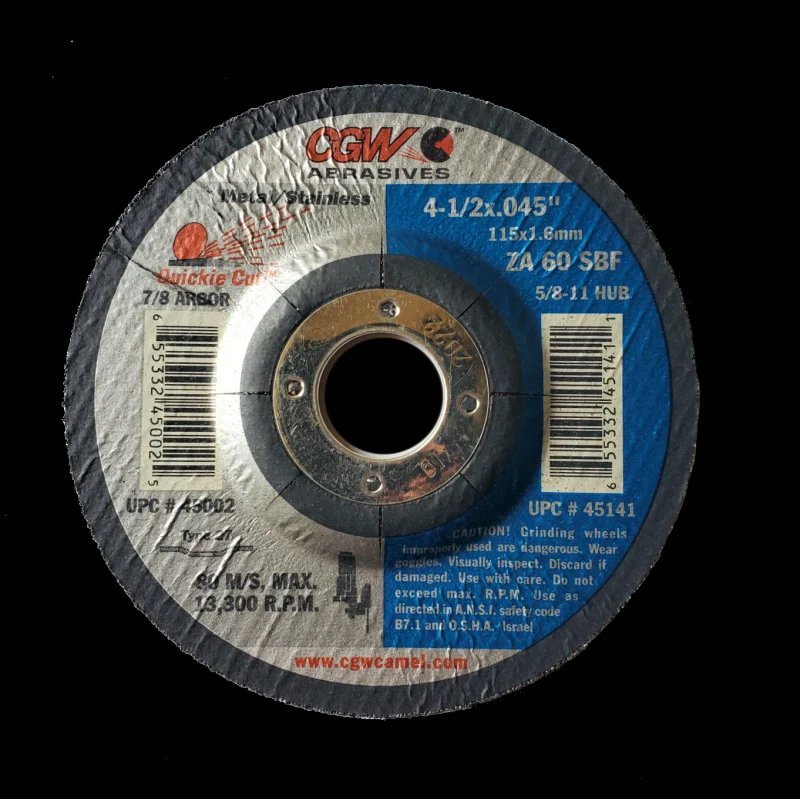 CGW 45002 4.5″ Quickie Cut Wheels