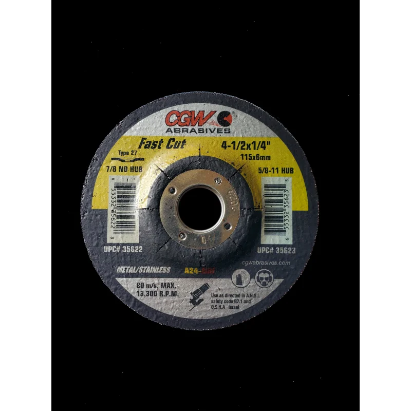 CGW 5in. Fast Cut Grinding Wheel (35627)