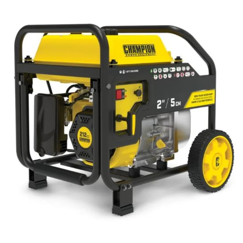 Champion 100742 2-Inch Semi-Trash Water Pump with Hose Kit