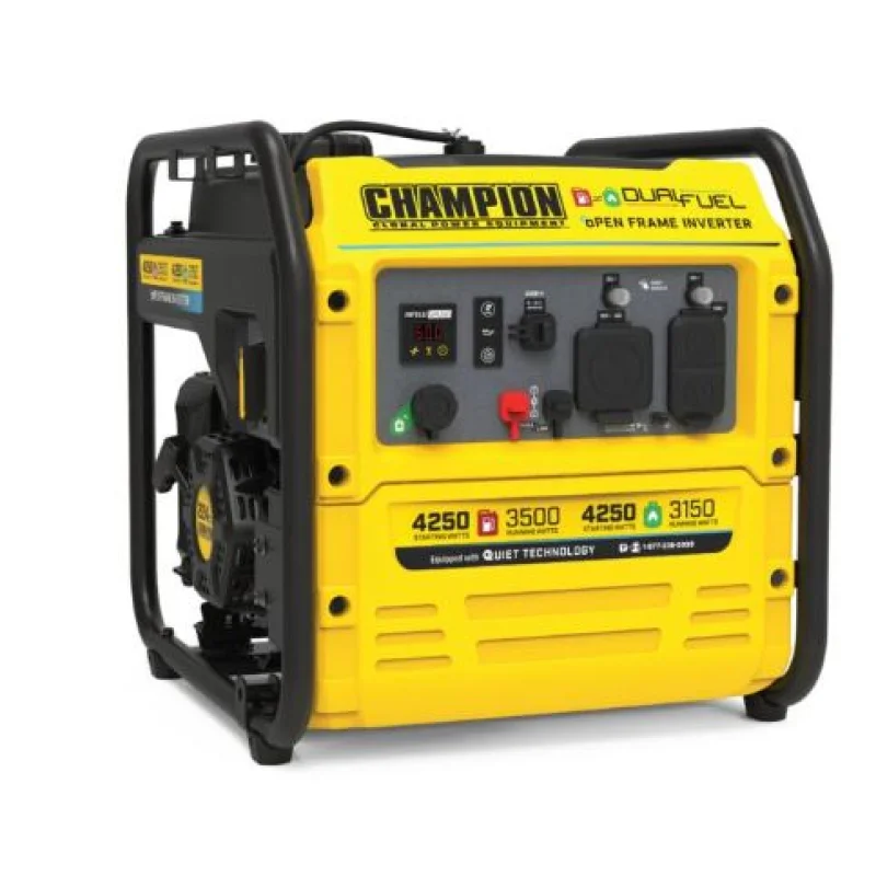 Champion 200977 3500 Watt Dual Fuel Open Frame Inverter