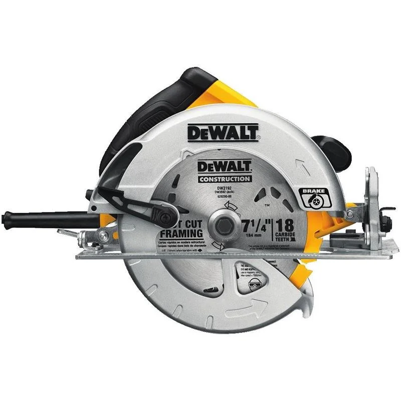 DEWALT 7-1/4″ Lightweight circular saw w/ electric brake DWE575SB