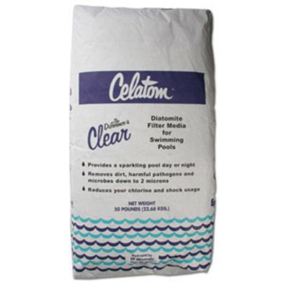 Diatomaceous Earth Filtration Aid | AquaGuard | DE050 | 50 Pound Bag | Heavy Duty