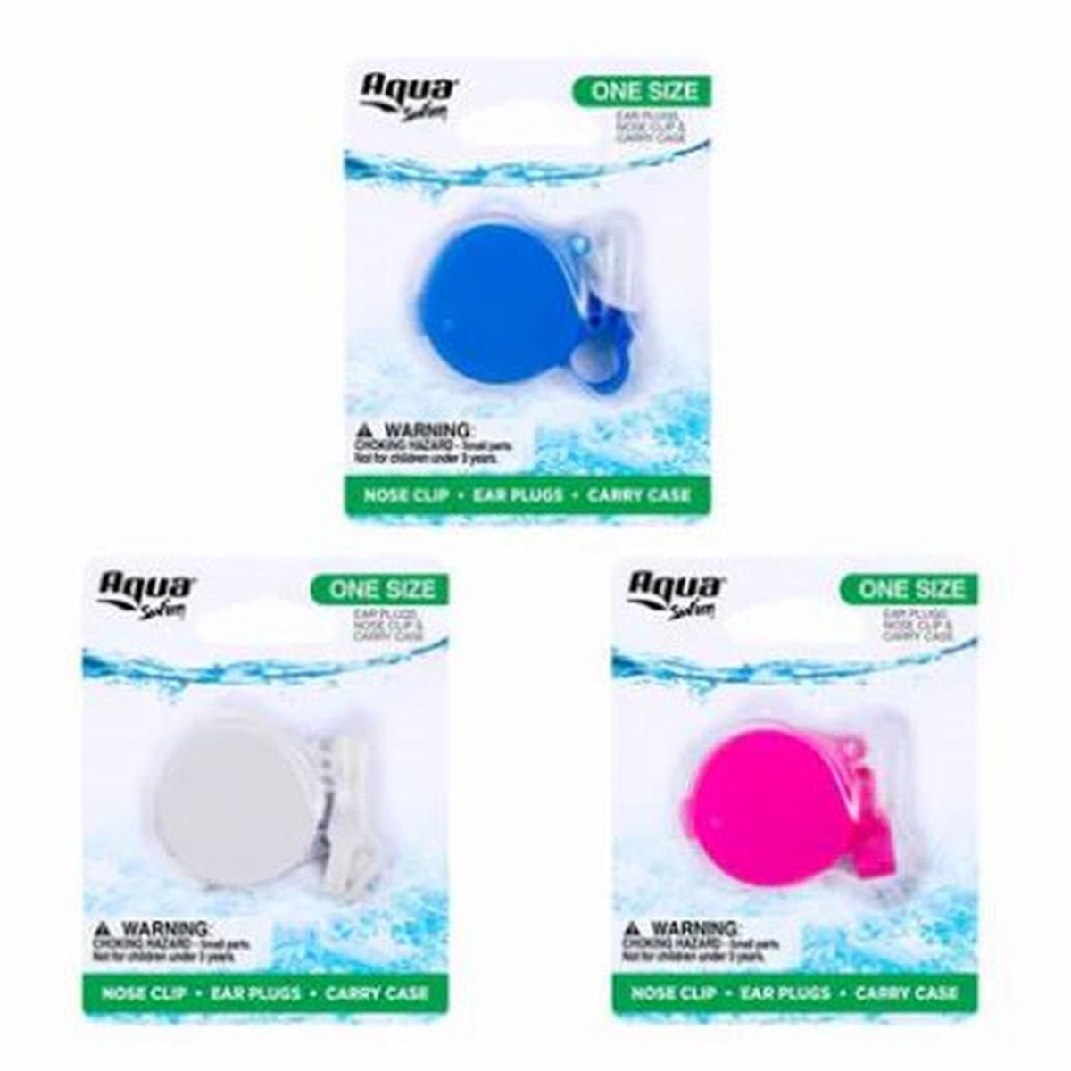 Ear Plug/Nose Clip Cmbo for Swimming Pools