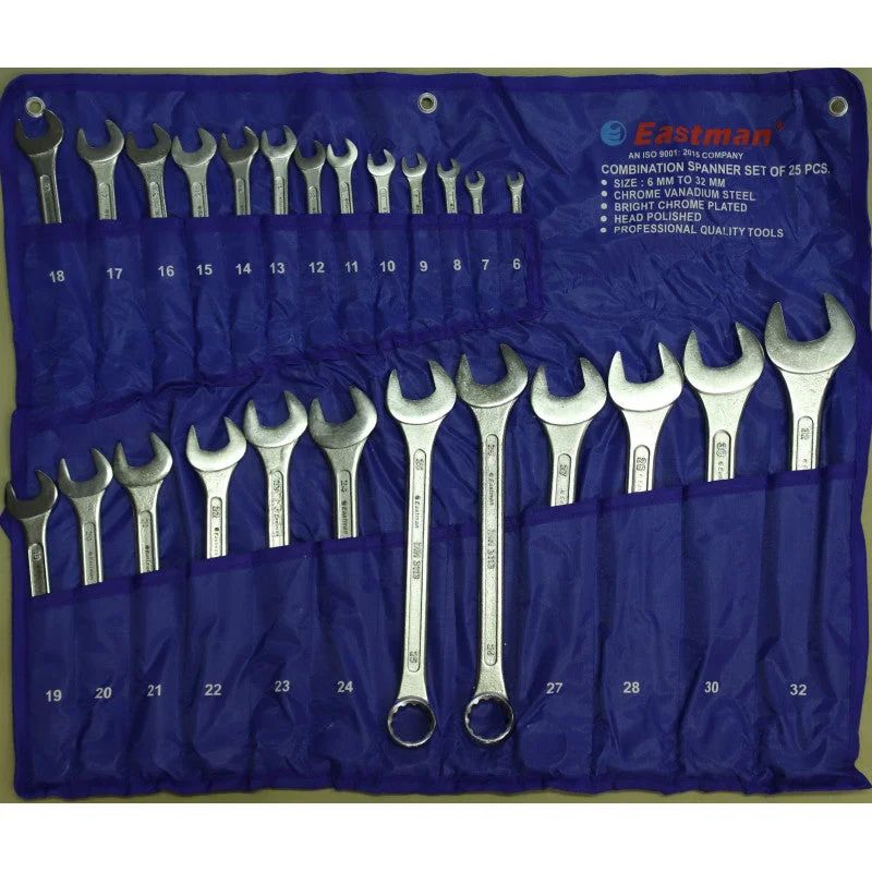 Eastman Combination Spanners Set 6-32mm