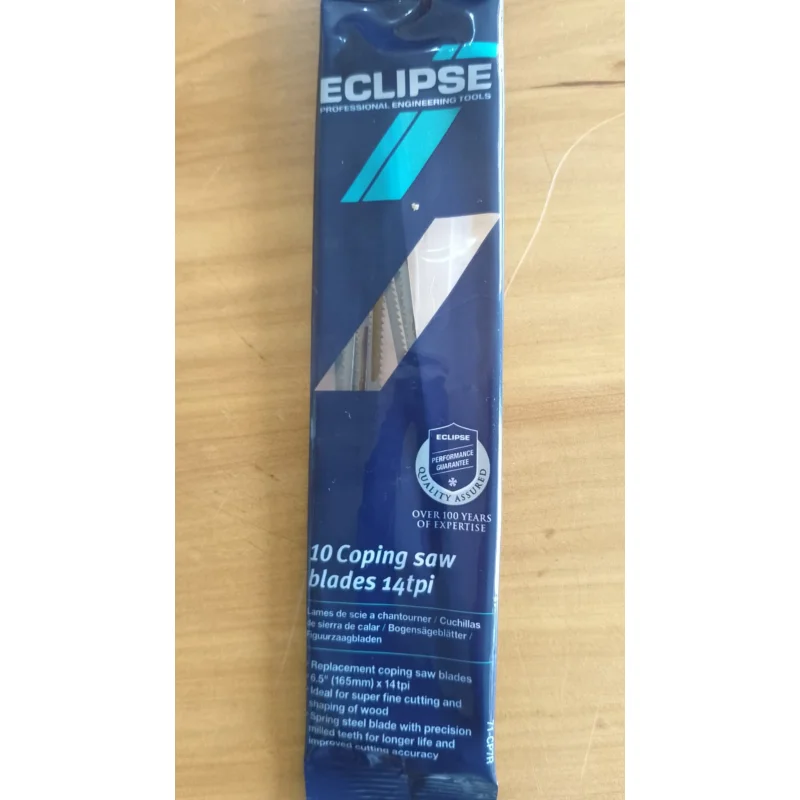 Eclipse Coping Saw Blades 14tpiPack of 10