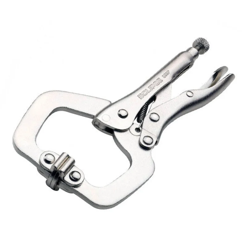 Eclipse E6SP Locking C-Clamp (Swivel Pads) 6 Inch
