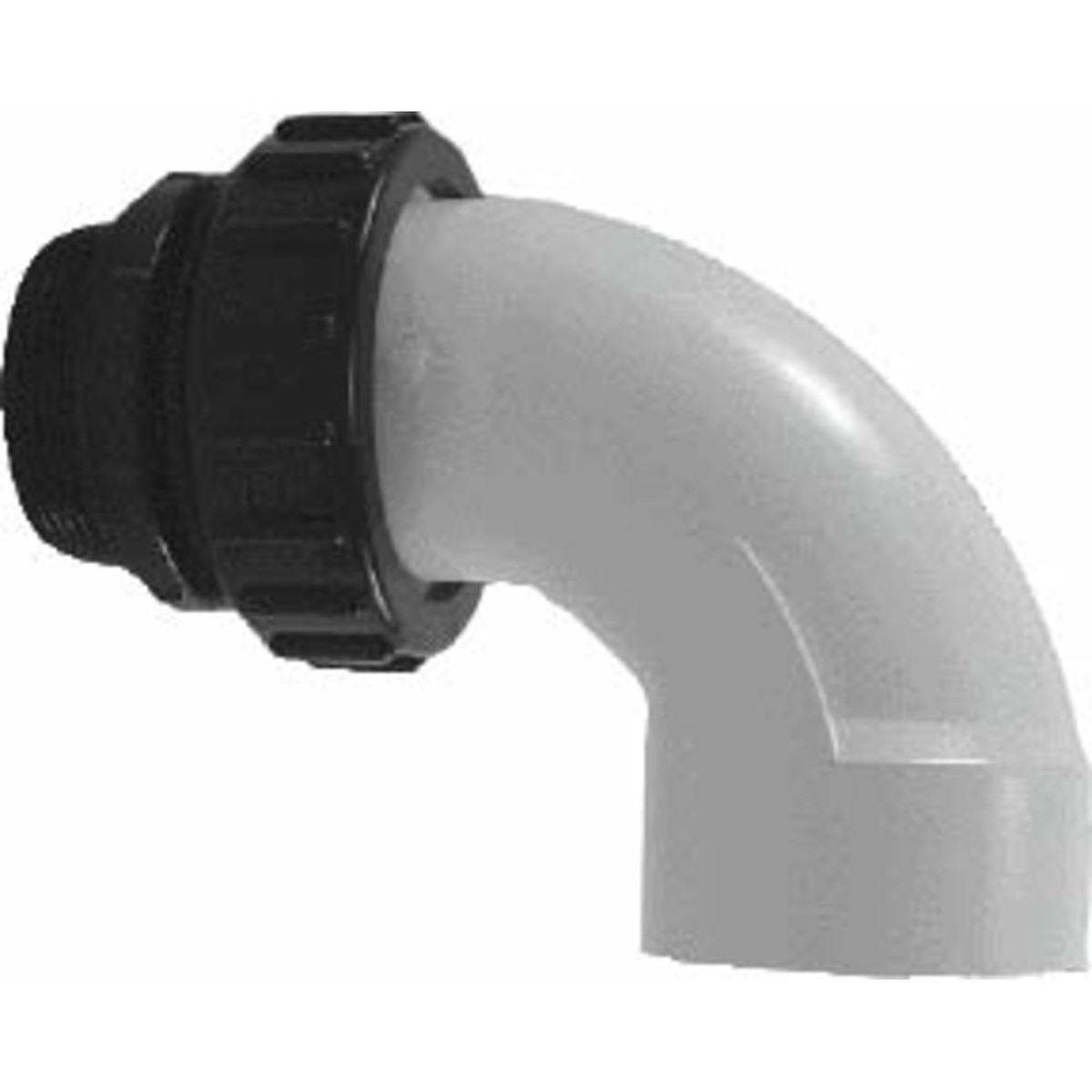 Elbow | AquaPro | 2 Inch PVC 90 Degree Elbow | 2 Inch MIP Threads | PVC
