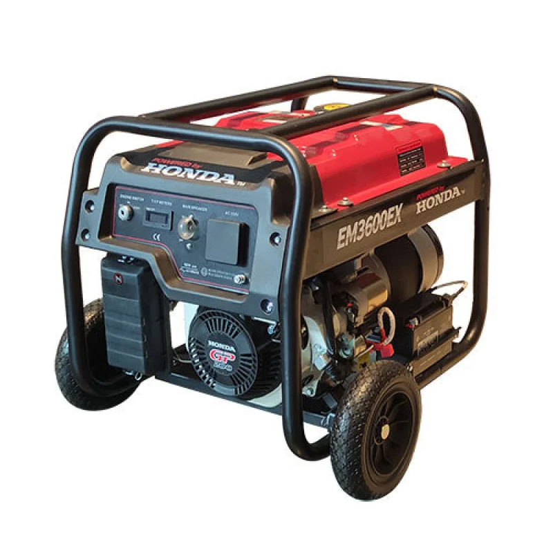 EM3600EX Generator – 3kVA Honda GP200 Electric Start Generator