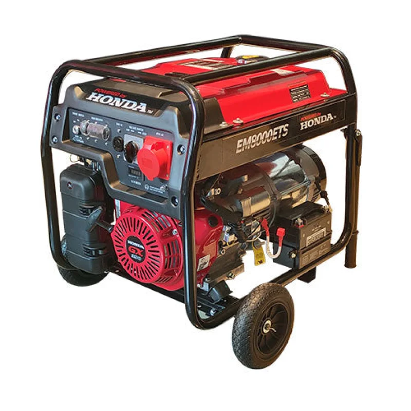 EM8000ETS Generator – 6.5kVA Honda GX390 Transfer Switch Generator