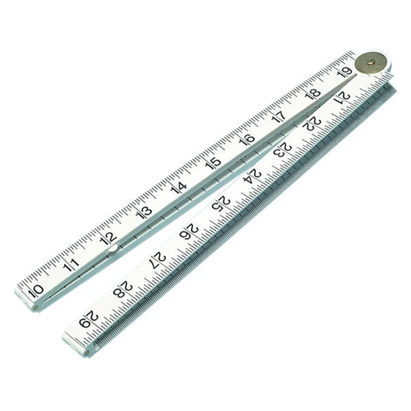 Fisco White ABS Nylon Rule