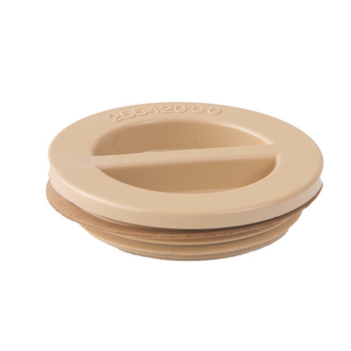 Flat Plug | CMP | 1.5In NPT | Black Reinforced Plastic Heavy Duty Seal for 1.5In NPT Openings