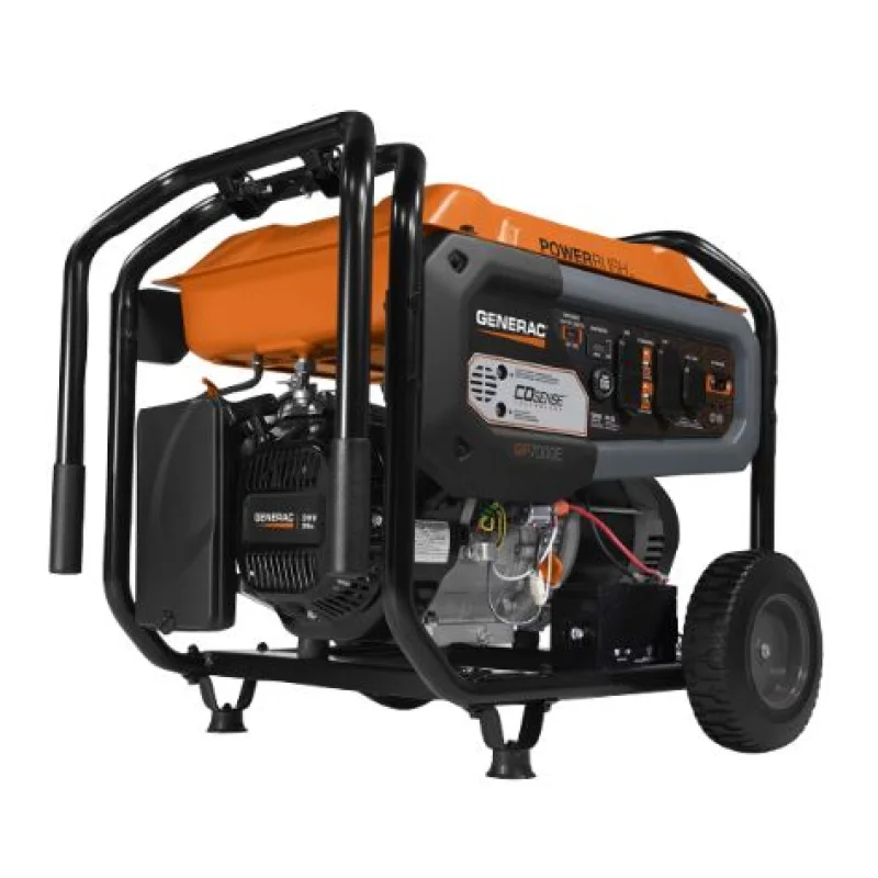 Generac 7720 GP7000E 7000 Watt 389cc Portable Electric Start Generator w/ Storm Cord