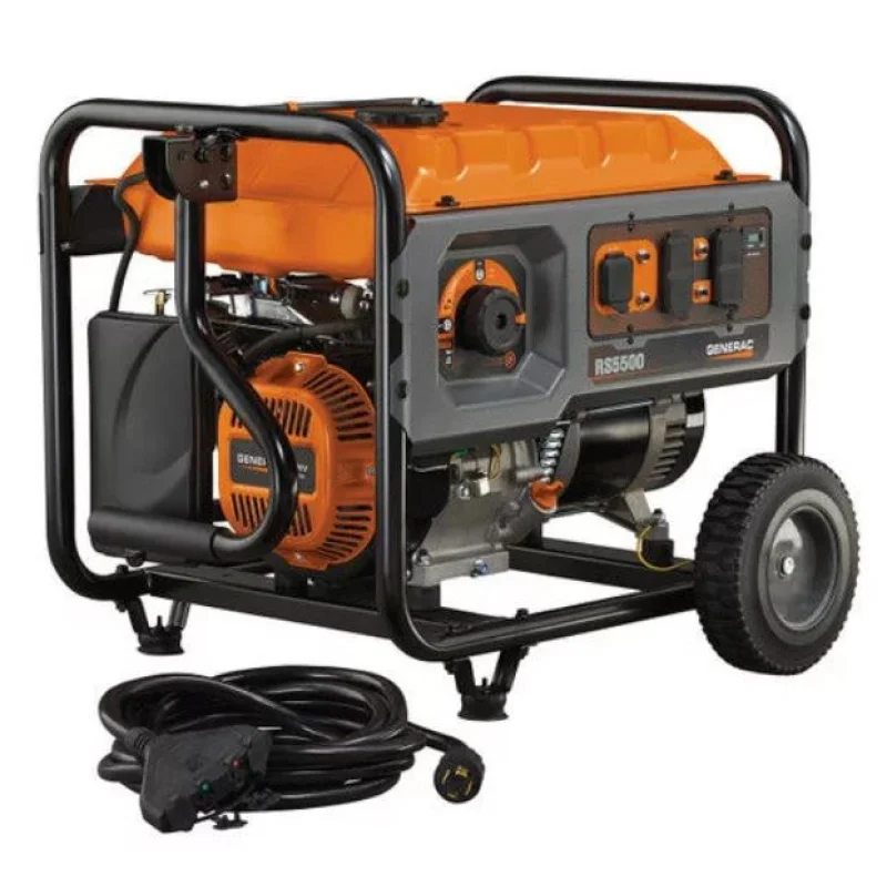 Generac RS5500 5500 Watt 389cc Portable Generator w/Cord #6672