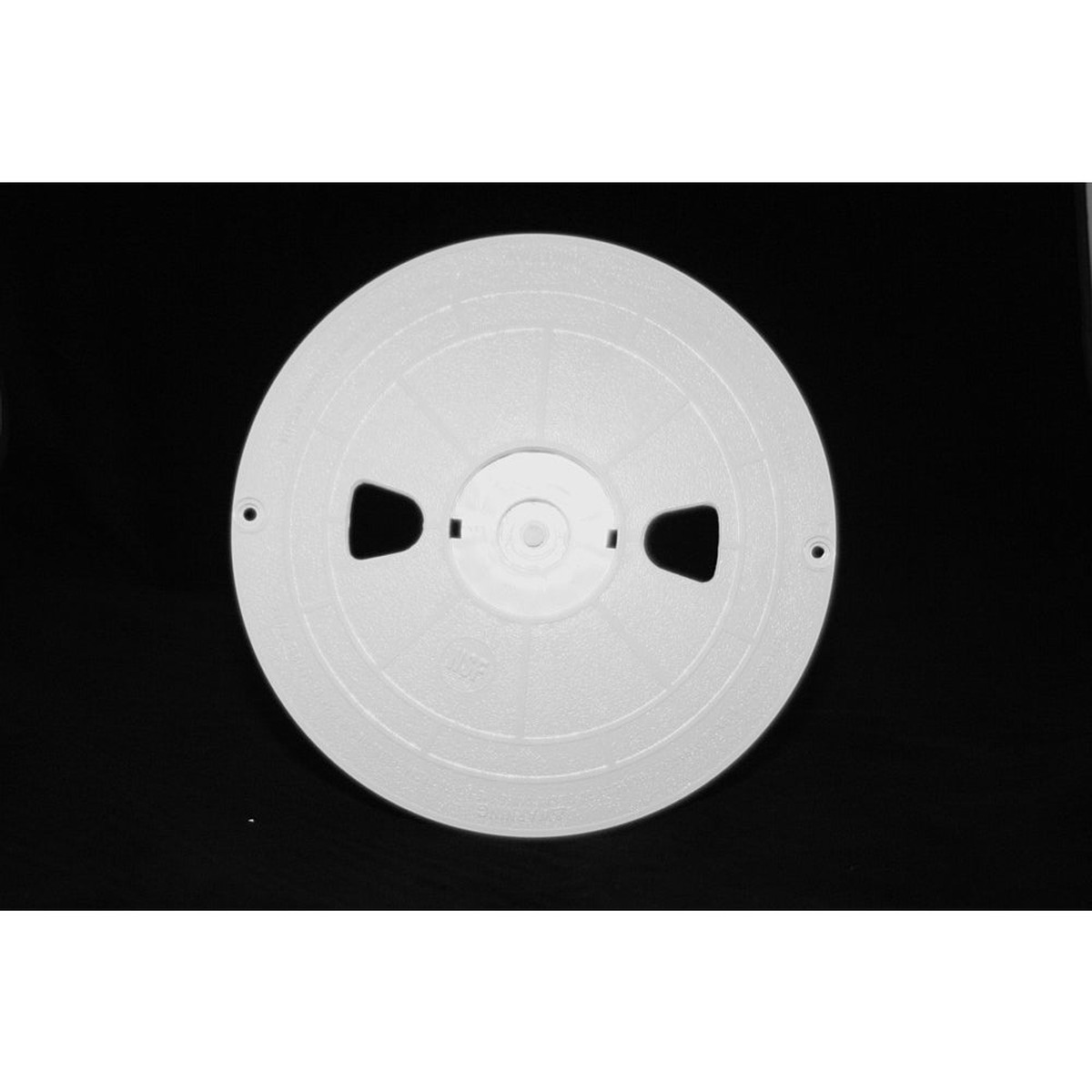 Gunite Skimmer Lid | Renegade | 519-6450 | Round Debris Resistant Design | White Polymer Finish