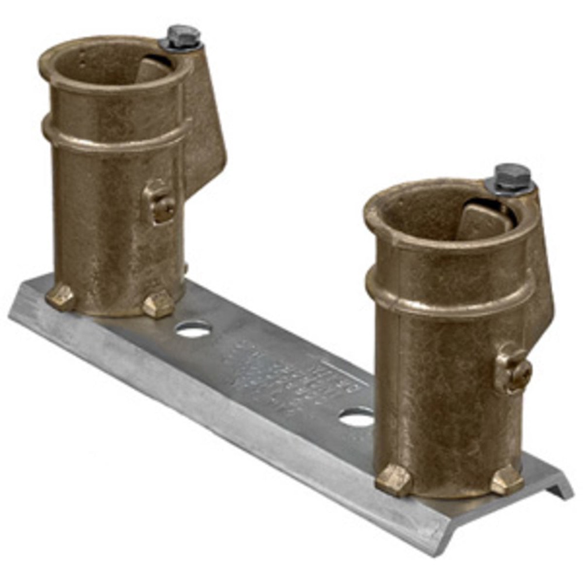 Handrail Anchor Set | Perma-Cast | PC-4008-BC | 8 Inch On Center | Bronze