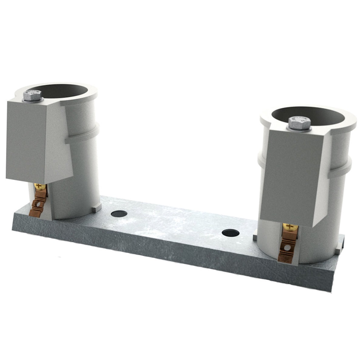 Handrail Anchor Set | Perma-Cast | PC-4008-P | 8 OC | 4 In Anchors