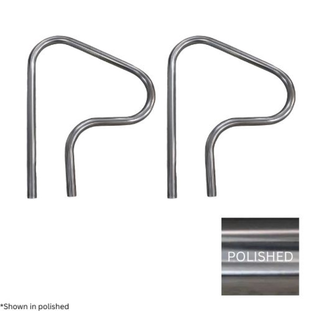 Handrail | Global Classic | Figure 4 Handrail | 2 Inch Stainless | (For DIY Pool)