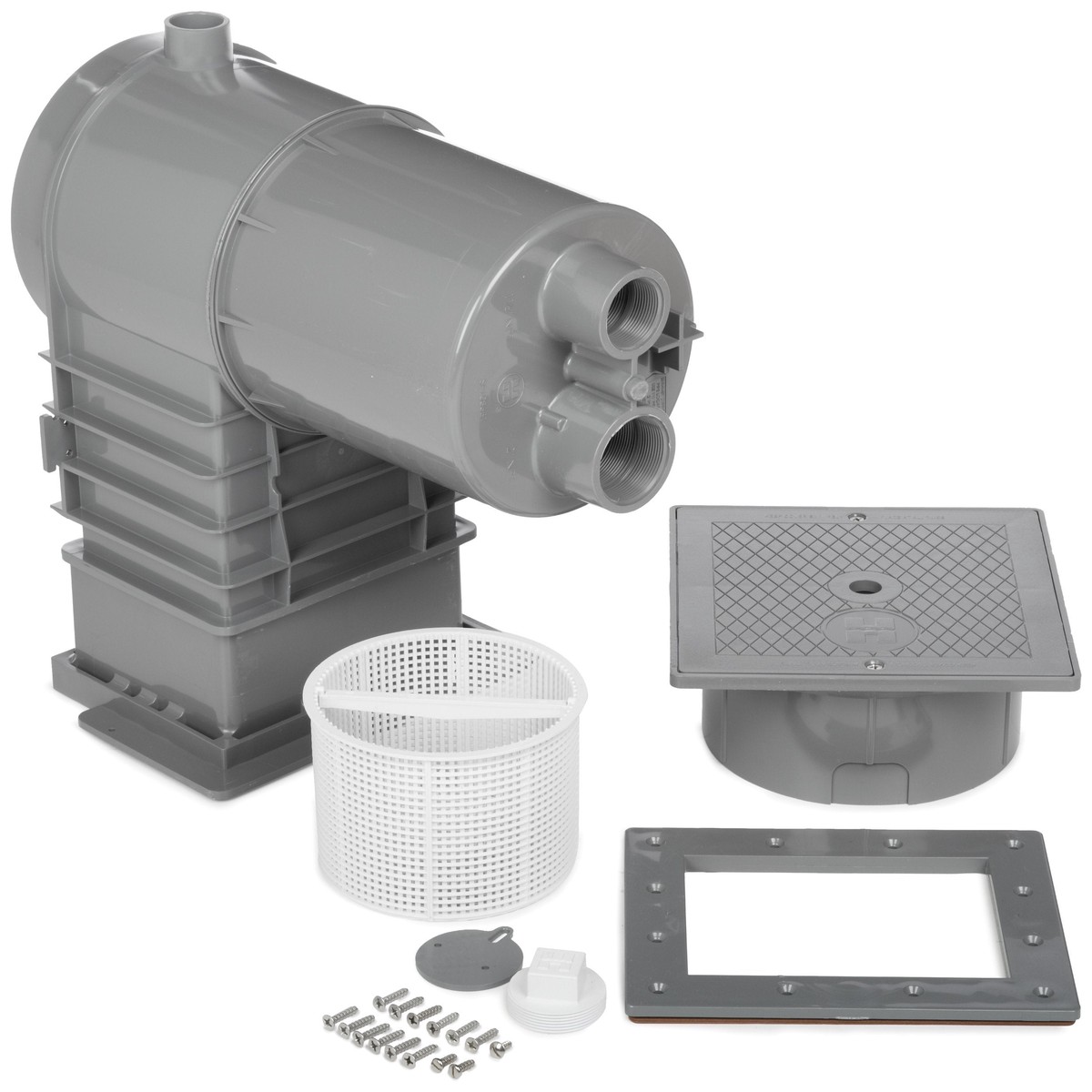 Hayward SP10841OMDGR 1-1/2-Inch FIP Dark Gray Auto-Skim Skimmer with Outside Mount