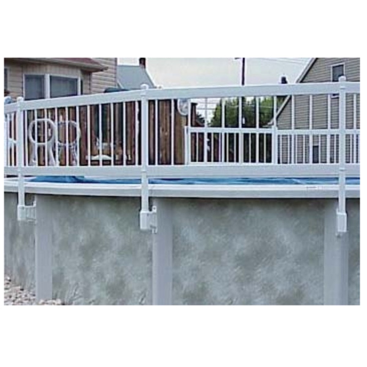 Heavy Duty All Weather Pool Safety Fence for Backyards and Outdoor Pools | VWC | VWCC24P2T | Taupe | 24 Ft