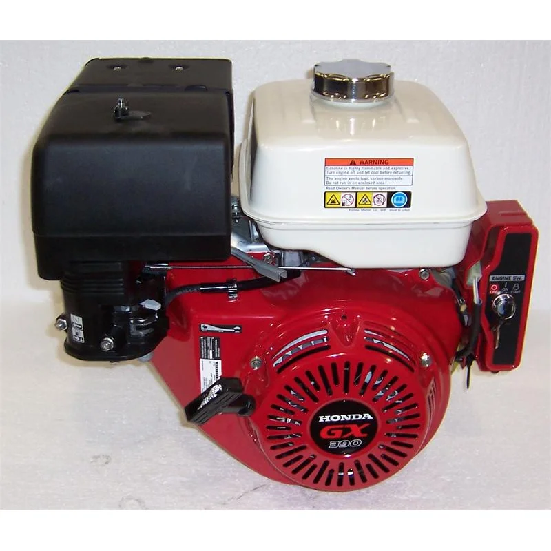 Honda Horizontal Engine 11.7 Net HP 389cc OHV 12V ES 10 Amp 3-31/64 x 1 #GX390-QNE2