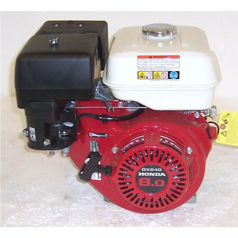 Honda Horizontal Engine 7.9 Net HP 270cc OHV 1″ x 3-31/64″ #GX240-QA2