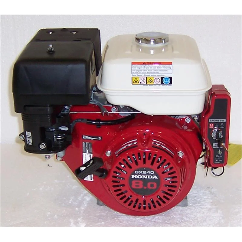 Honda Horizontal Engine 7.9 Net HP 270cc OHV 12v ES 18 Amp 1″ x 3-31/64″ #GX240-QAR2