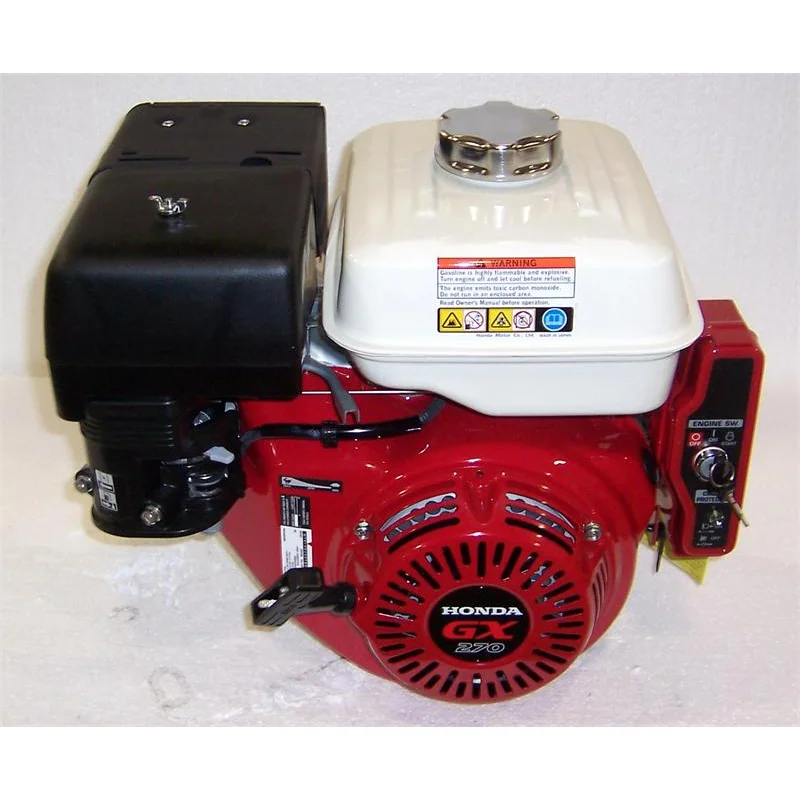 Honda Horizontal Engine 8.5 Net HP 270cc1″ x 3-31/64″ #GX270-QAE2