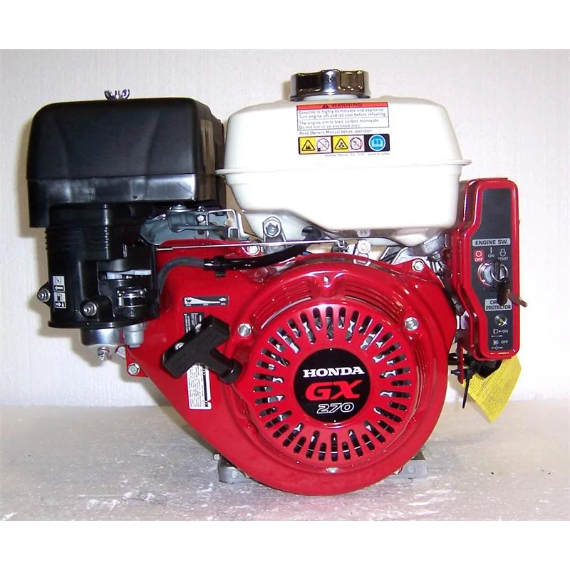 Honda Horizontal Engine 8.5 Net HP 270cc ES OHV 2:1 Reduction 2-23/64″ x 22mm #GX270-RHE4