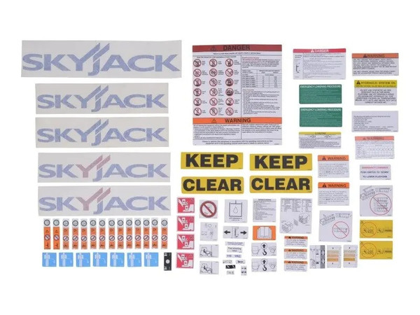 JLG Part # SJ129980 | SJ-DECAL KIT, SJIII, EA