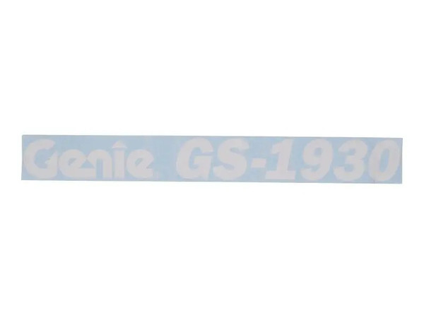 JLG Part # GN62054GT | GN-DECAL,GENIE GS-1930, EA