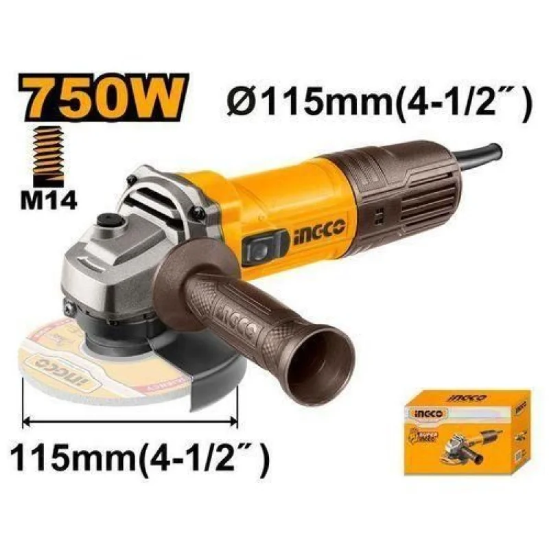 INGCO Angle Grinder 750WAG75028