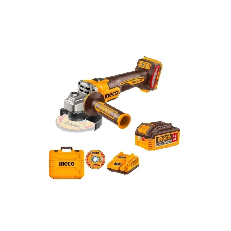 INGCO Cordless Angle Grinder 20V BrushlessCAGLI261521