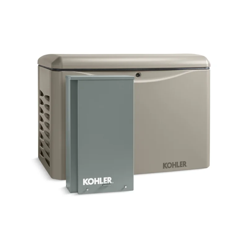 Kohler 26RCAL-200SELS Air-Cooled Standby Generator with 200 Amp Transfer Switch Single Phase, 26,000-Watt
