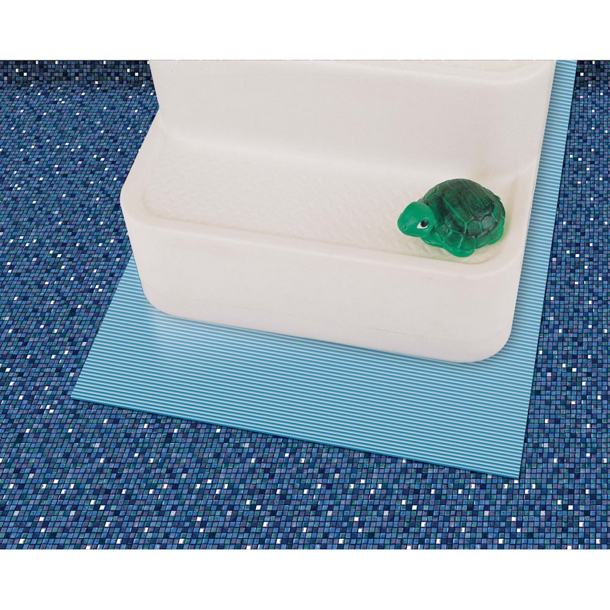 Ladder Mat | Swimline Hydro Tools | 87956 | 36 x 36 Inch | PVC, Chemical Resistant