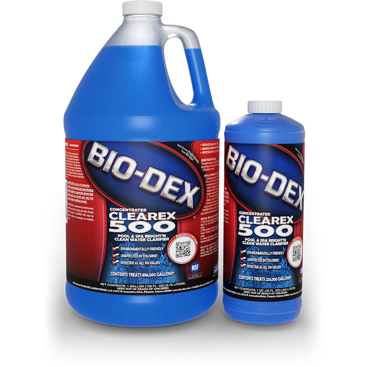 Liquid Clarifier | Bio-Dex | Clearex 500 | 32 Ounce Bottle | CX532 Heavy Duty