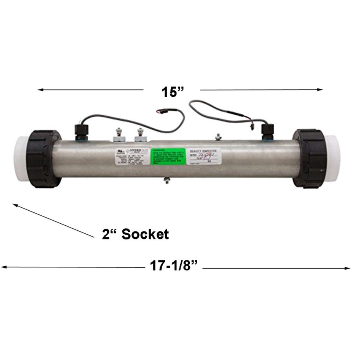 Lite Leader 5.5 kW Heater Assembly with Sensors | Hydro-Quip | 26-58083-K | (Lite Leader)