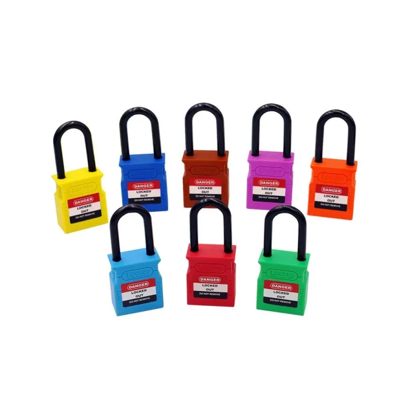 LOTO Non-Conductive Shackle Padlock 38mm Yellow