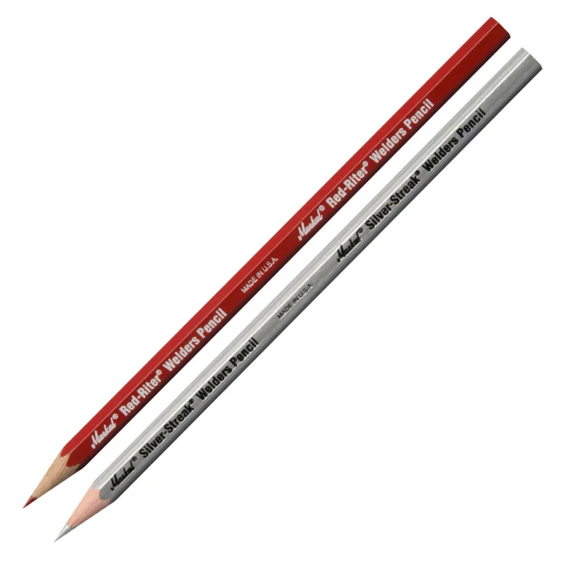 Markal Welders Pencil Red-Riter (Aluminium/Bright Metals)